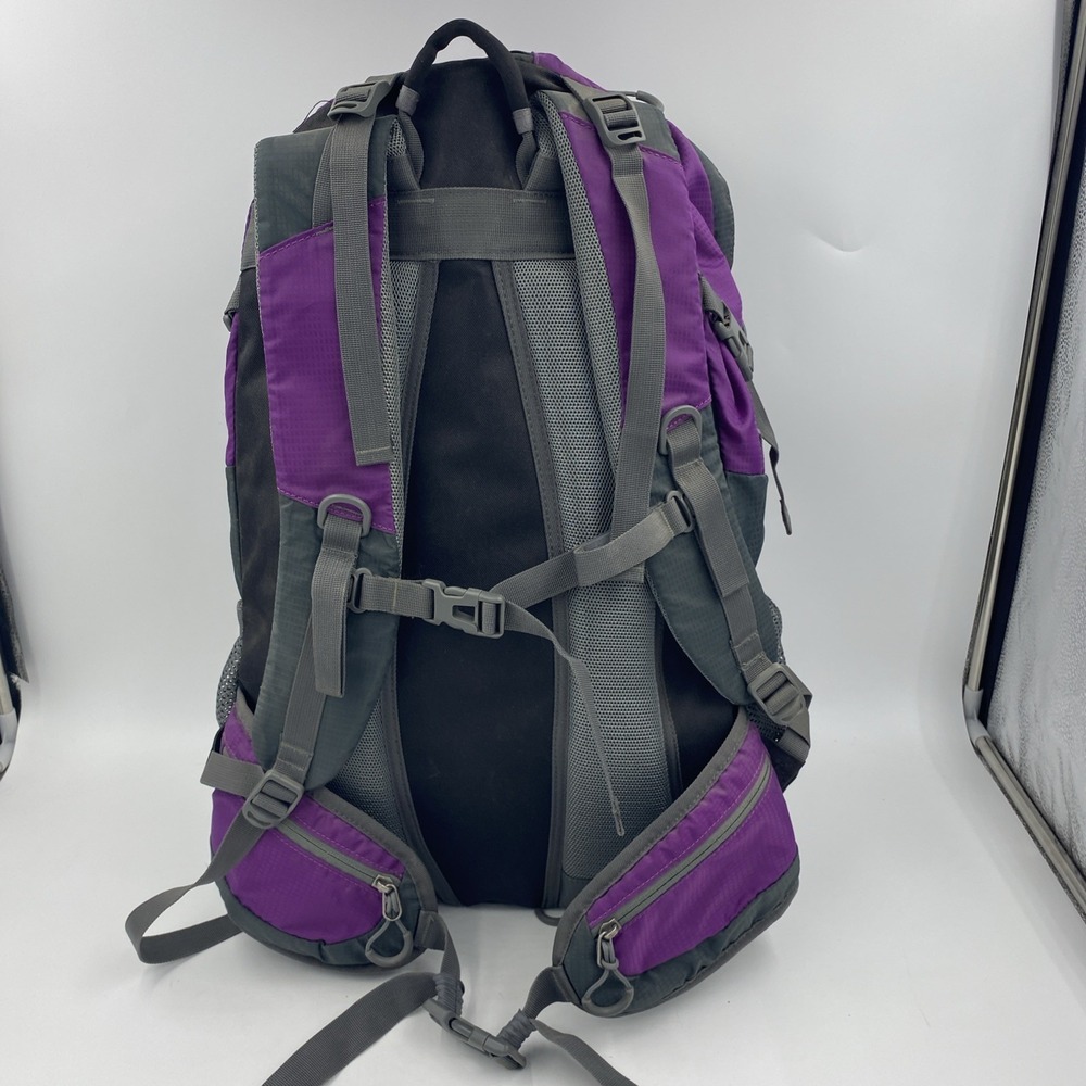 OutdoorMaster Hiking Backpacking 50L‎ Travel Carry-On Waterproof Cover Purple - Picture 5 of 16